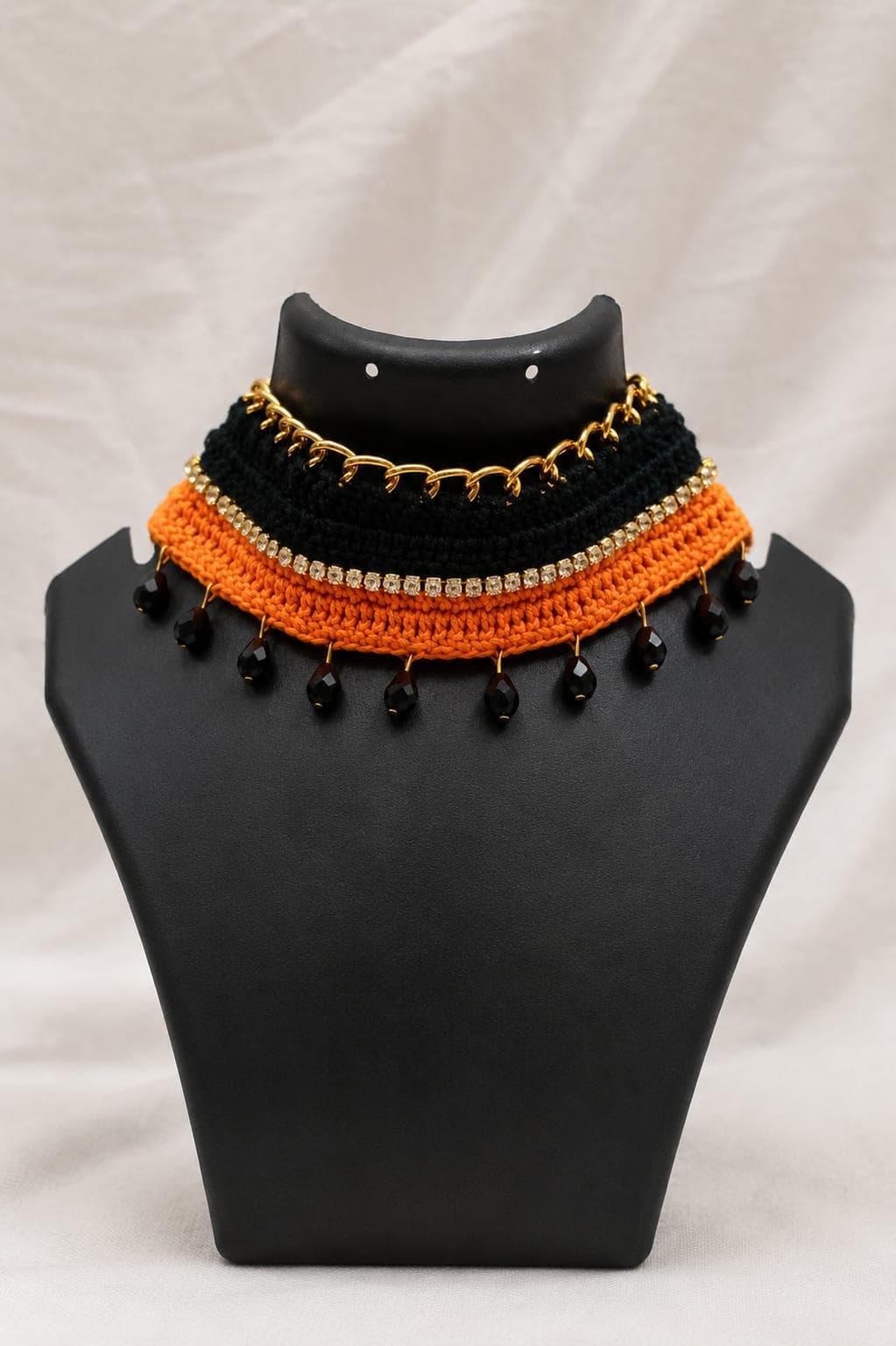 MunLight Blues handcrafted crochet jewellery
